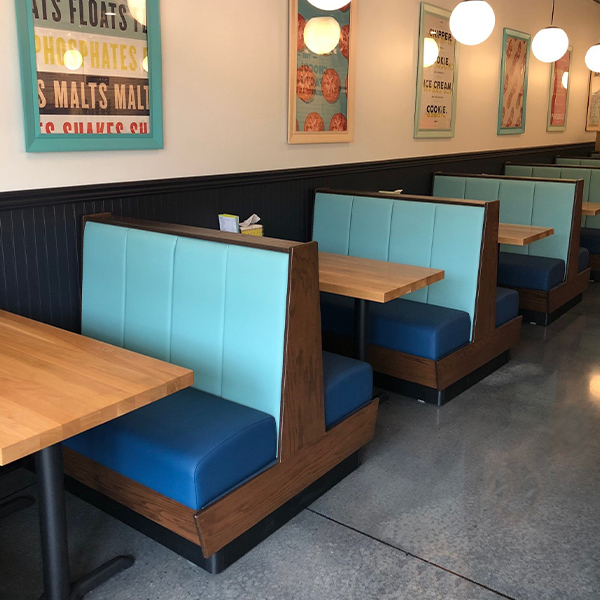 Restaurant Booths & Benches by Oak Street Manufacturing - Industry
