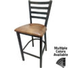 BM 234R Rustic Ladderback Barstool