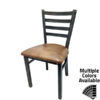 CM 234R Rustic Ladderback Metal Frame Chair