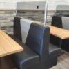 Chads Pizza Clarke booths with privacy divider panels