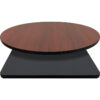 Two Sided Table Tops Mahogany Black