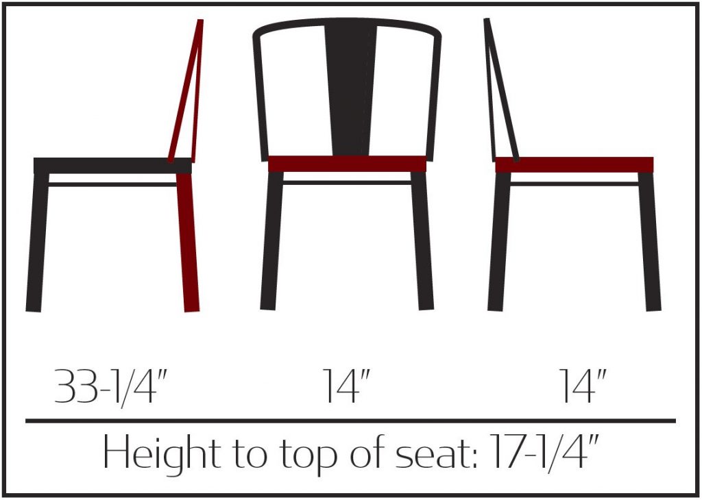 CM 0001 Smokestack Tolix Restaurant Dining Chair dims