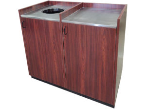 Custom Casework Waste Receptacles 2